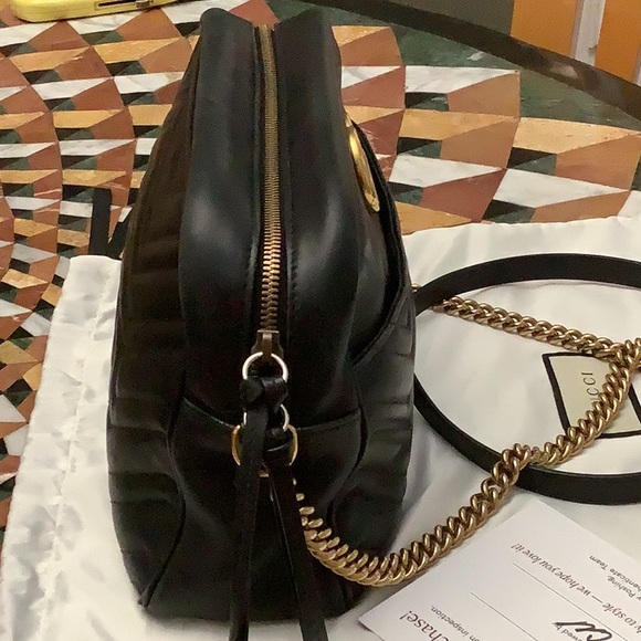 GG MARMONT Small shoulder bag .Softly structured. - Picture 3 of 13